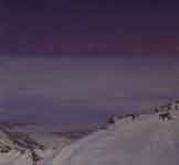 Royal Society Range McMurdo Sound winter antarctica painting