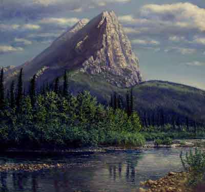 Brooks Range Alaska Painting by David Rosenthal