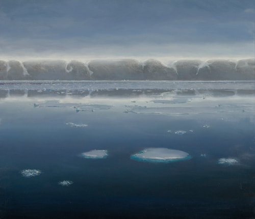 Coast of Greenland Painting by David Rosenthal