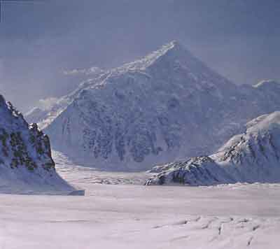 Mt. Foraker Original Alaska Painting by David Rosenthal