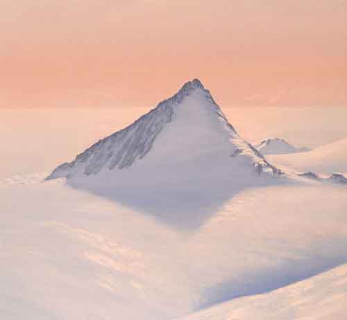 Painting of Pyramid Peak in Antarctica Original by David Rosenthal Picture
